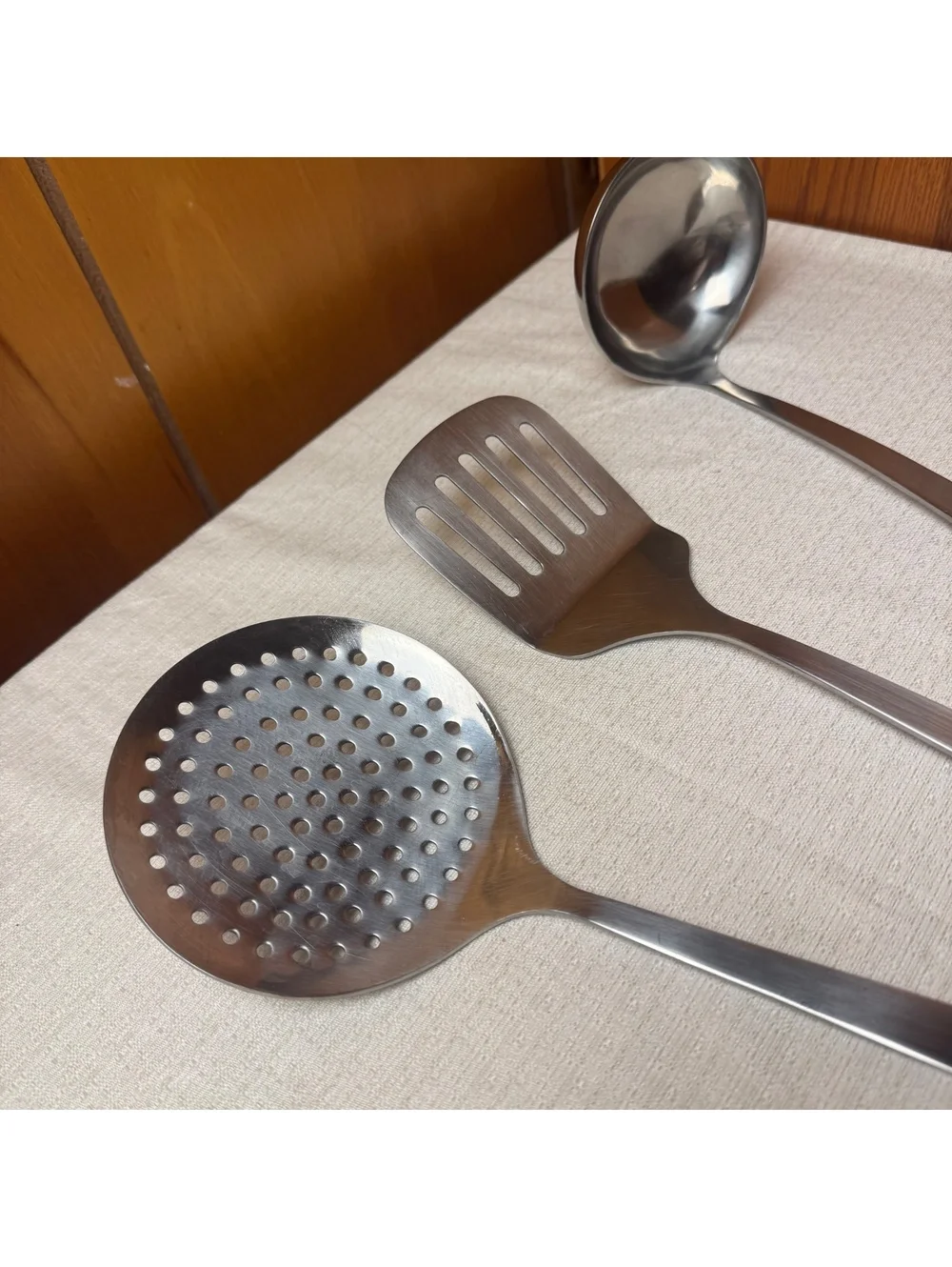 Wolfgang Puck Bistro Collection 3-Piece Stainless Steel Utensil Set